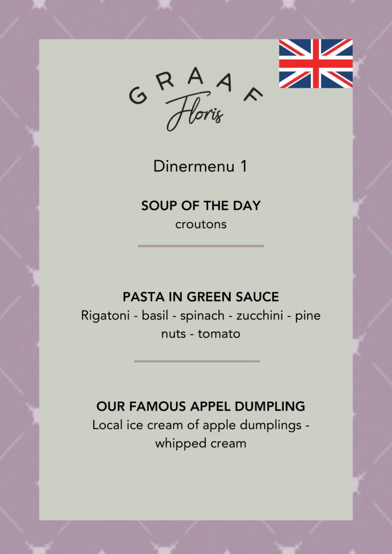 GF - Groep dinermenu 1 ENG - lente 2026